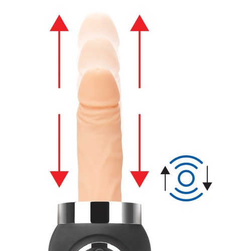 Rechargeable Thrusting Sex Machine with Remote - Lux Fetish