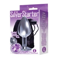 Bejeweled Stainless Steel Anal Plug for Beginners