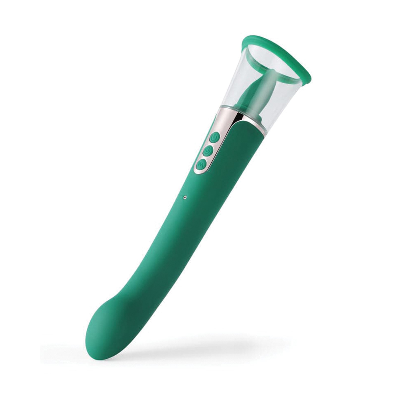 Vibrador Succionador de Punto G Verde