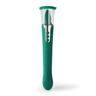 Succion Sucking G-Spot Vibrator Green