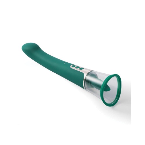 Succion Sucking G-Spot Vibrator Green