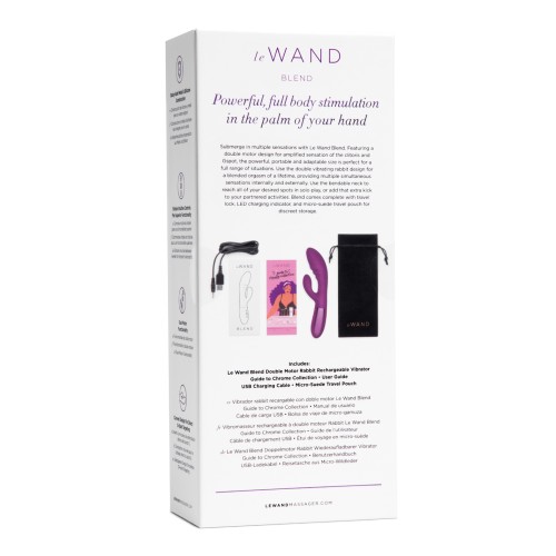 Le Wand BLEND Double Motor Rabbit Vibrator Cherry