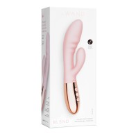 Vibrador Conejo Le Wand BLEND Oro Rosa - Estimulación Dual