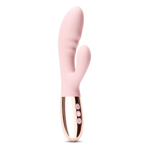 Vibrador Conejo Le Wand BLEND Oro Rosa - Estimulación Dual