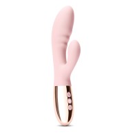 Vibrador Conejo Le Wand BLEND Oro Rosa - Estimulación Dual