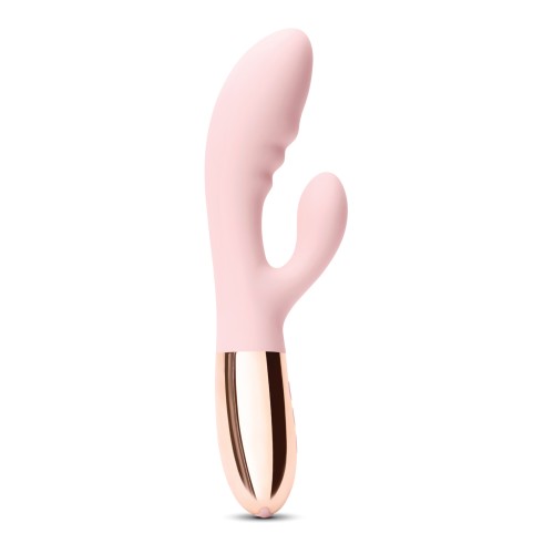 Vibrador Conejo Le Wand BLEND Oro Rosa - Estimulación Dual