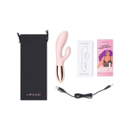 Vibrador Conejo Le Wand BLEND Oro Rosa - Estimulación Dual