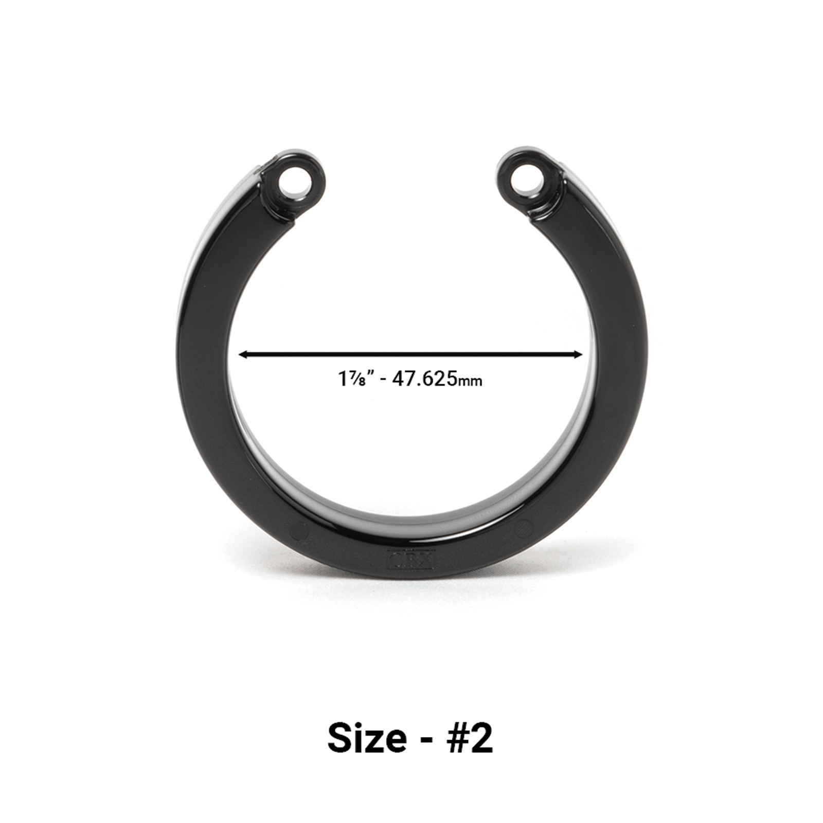 Cock Cage U-Ring Replacement #2 - Black