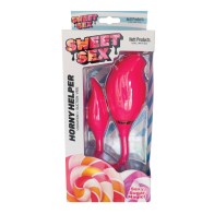 Sweet Sex Horny Helper Vibration & Suction Vibe - Magenta