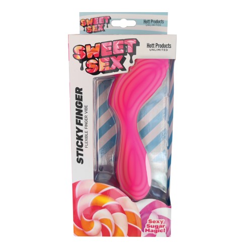 Sweet Sex Sticky Finger Finger Vibe - Magenta for Intimate Pleasure