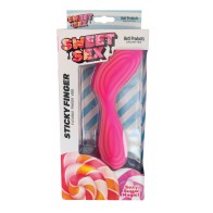 Sweet Sex Sticky Finger Finger Vibe - Magenta for Intimate Pleasure