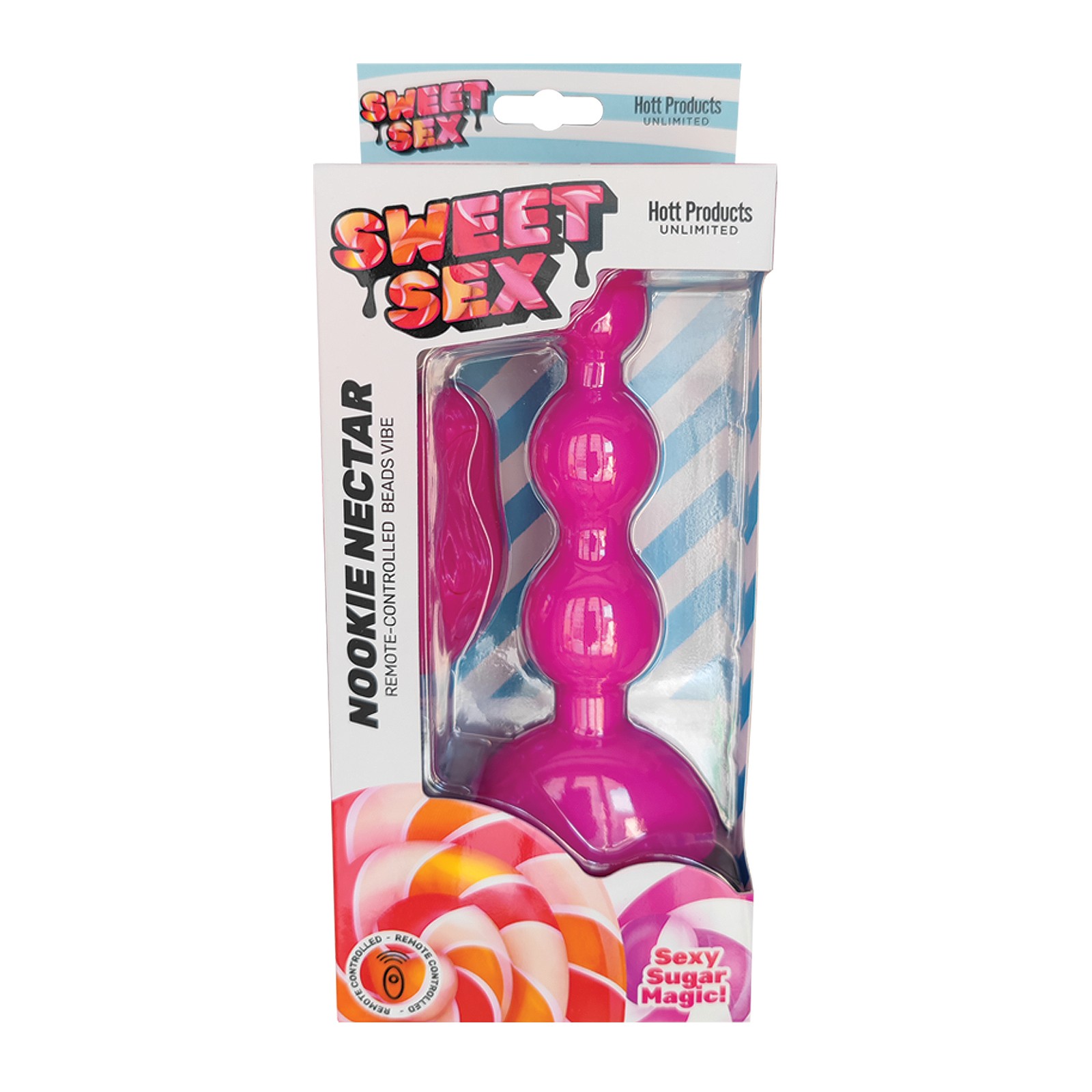 Vibrador de Perlas Nookie Nectar con Control Remoto para Diversión Definitiva