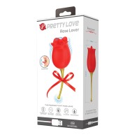 Pretty Love Licking Rose Vibrator Rose