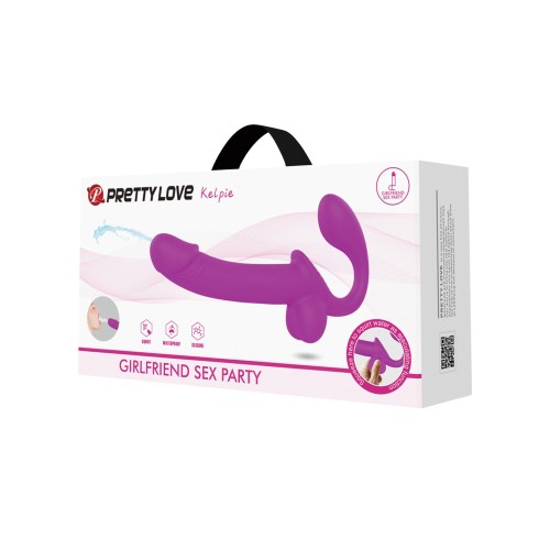 Pretty Love Strap-On Sin Arnés - Fucsia