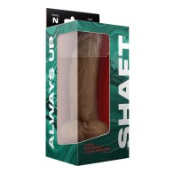 Dildo de Silicona Líquida Flexskin 9.5" Modelo N con bolas Oak