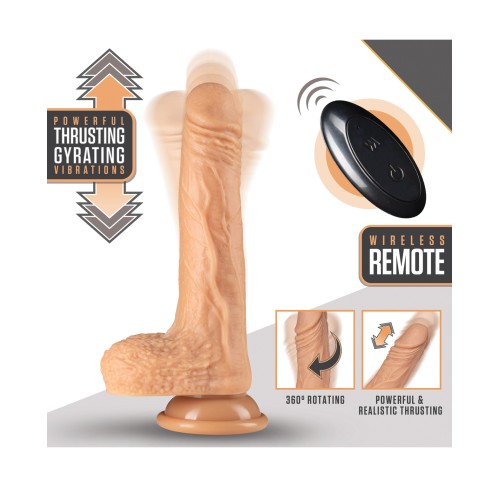 Blush Dr. Skin Dildo Silicona Dr. Grey 7" con Thrusting - Vainilla