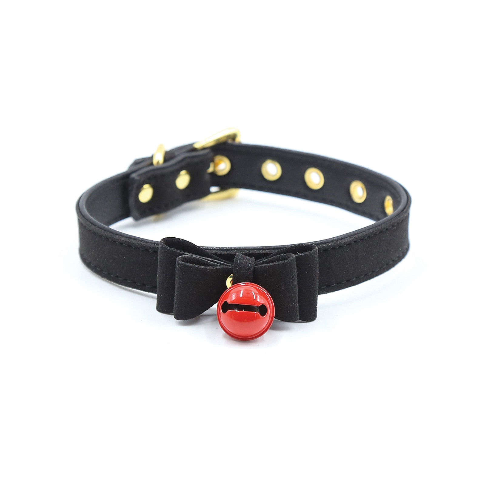 Plesur Cat Bell Bow Tie Collar - Black