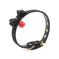 Plesur Cat Bell Bow Tie Collar - Black