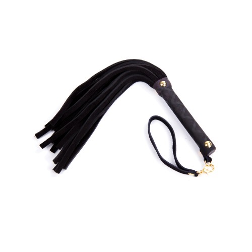 Plesur Mini Leather Flogger Black