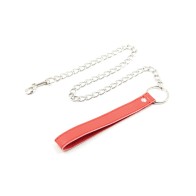 Plesur PVC Vegan Leather Leash - Red