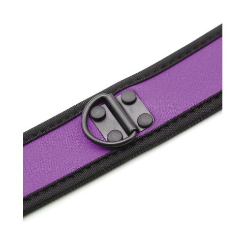 Collar de Neopreno Plesur para Perrito Morado