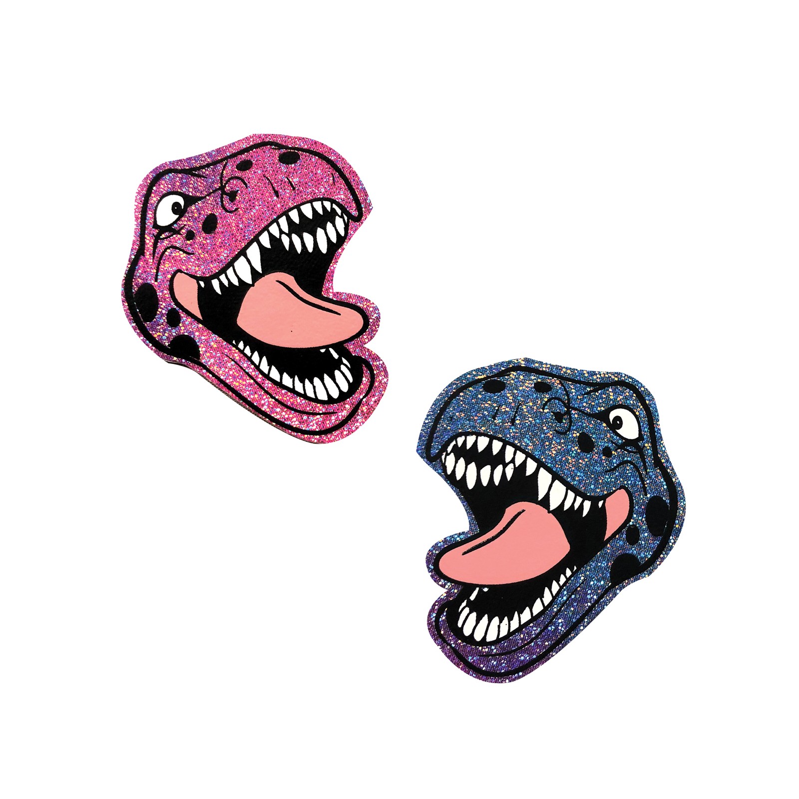 Neva Nude Black Light Dinosaur Pasties for Daring Looks