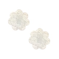 Neva Nude Lace Petal Flower Pasties White OS