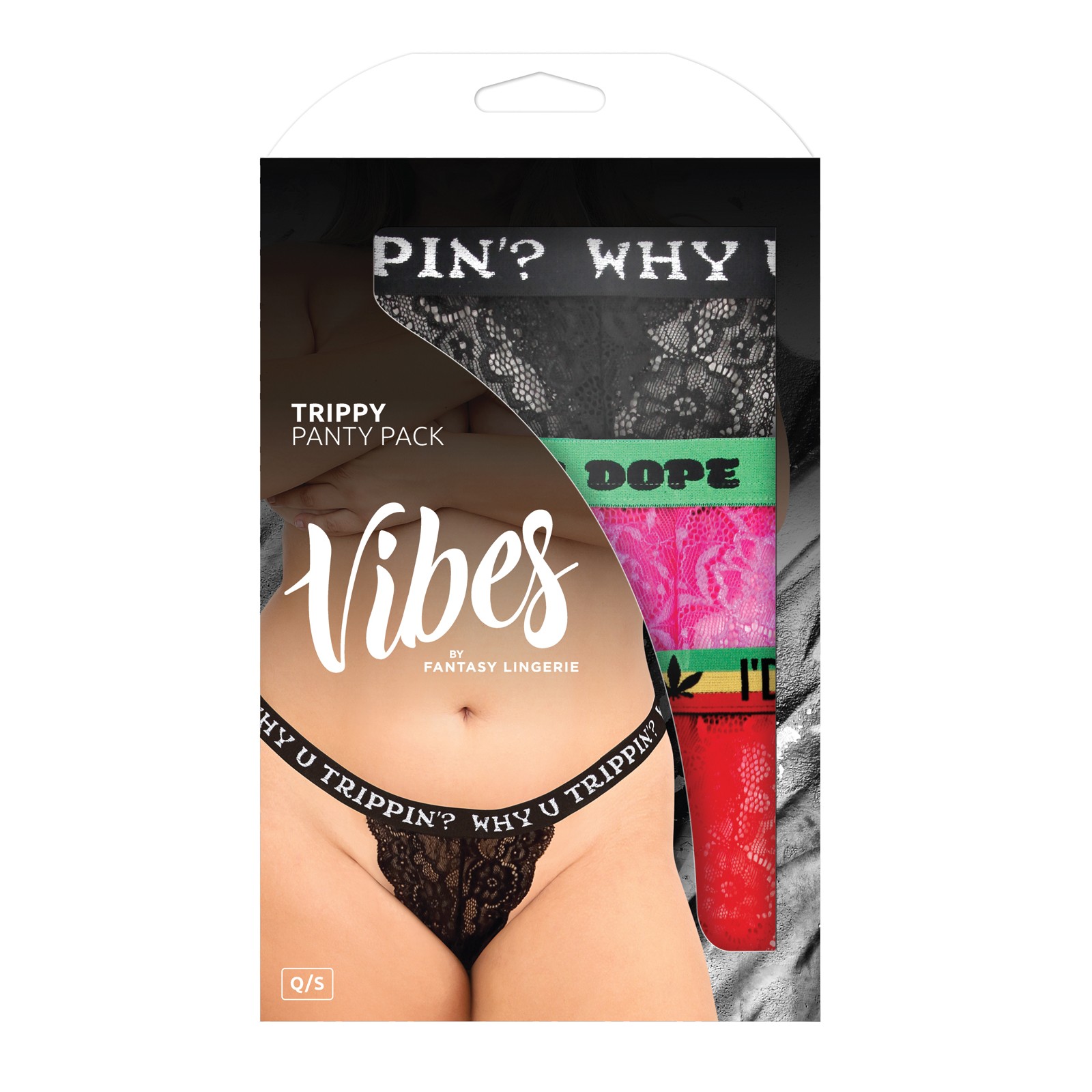 Pack de 3 Thongs Trippy Vibes Colores Asortidos QN