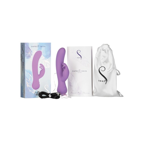 The Empress Swan Lavender G-spot and Clitoral Stimulator