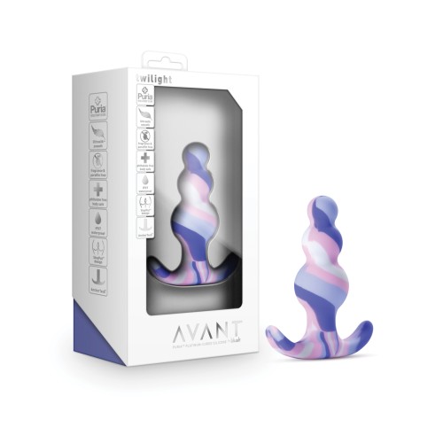 Blush Avant Twilight Silicone Plug Blue - Elegant Anal Toy