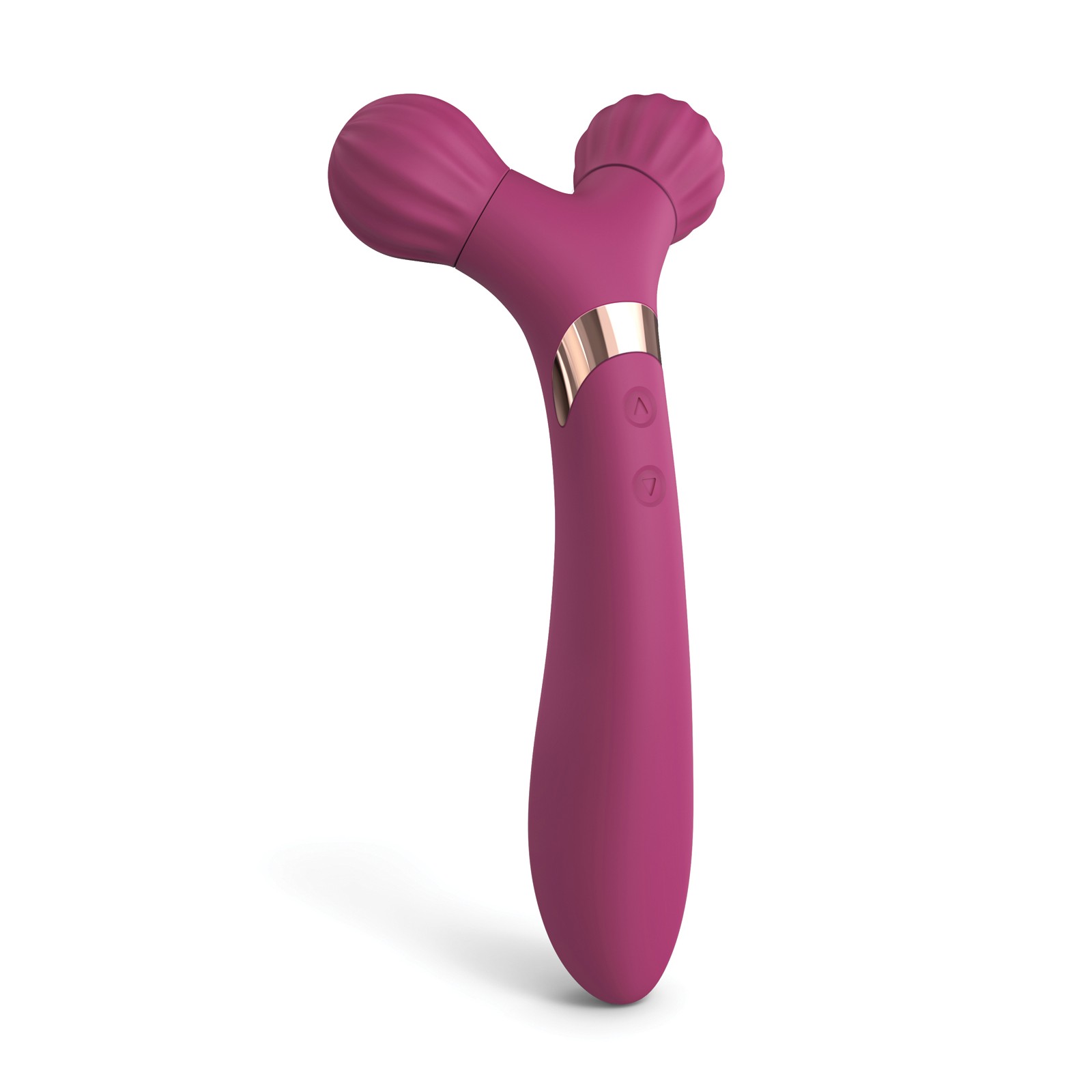 Vibrador Fireball Love to Love Púrpura Estelar - Doble Placer