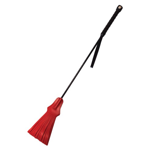 Rouge Tasseled Riding Crop Red