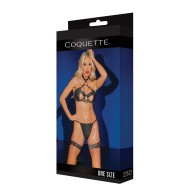 Sostén Choker Ajustable G-String Ligueros Black Label