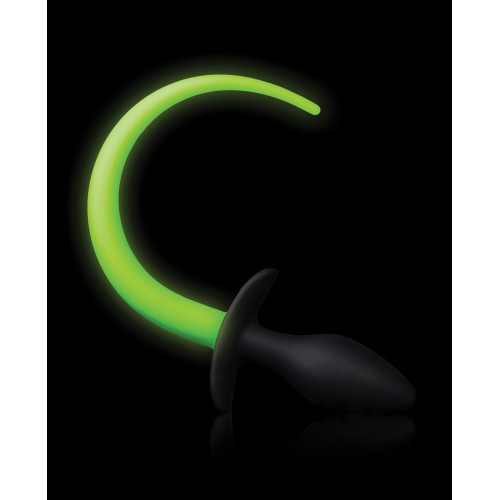 Ouch Glow in the Dark Puppy Tail Plug for Fun Play