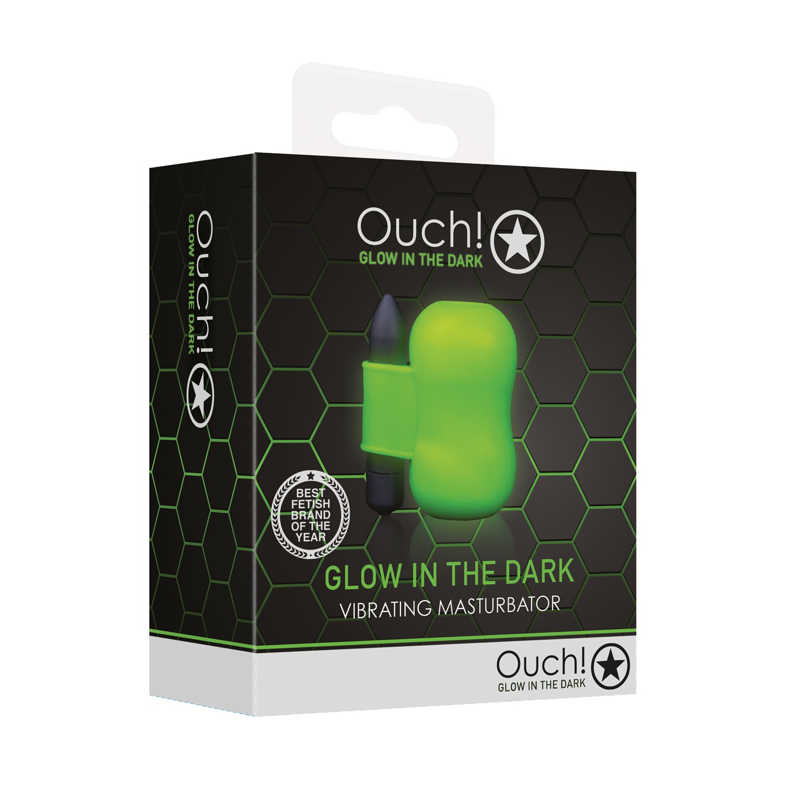 Ouch Glow in the Dark Vibrating Masturbator