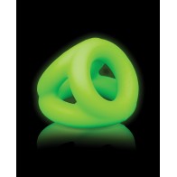 Ouch! Glow in the Dark Cock Ring & Ball Strap for Intense Pleasure