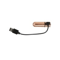 First Class Rechargeable Bullet 9 Functions Rose Gold