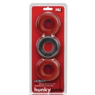 Pack de 3 Anillos C Hunky Junk Cereza/Hielo de Alquitrán