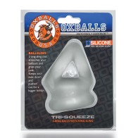 Cocksling y Estirador de Testículos Oxballs Tri Squeeze Claro