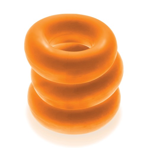 Anillos para el Pene Jumbo Fat Willy 3 Pack Naranja