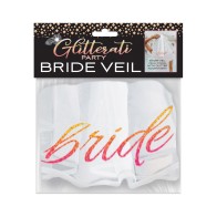 Glitterati Bride Veil - Elegant Rose Gold Design