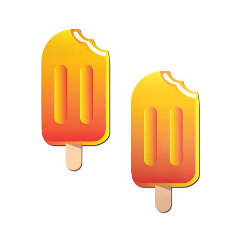 Pastease Popsicle Nipple Pasties Orange Creamsicle