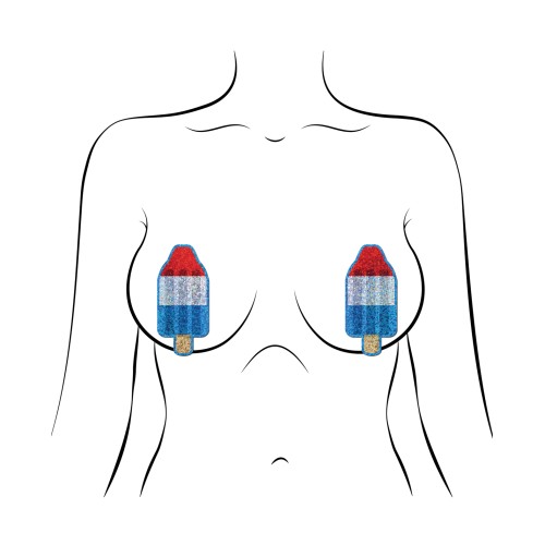 Pastease Bomb Pop Nipple Pasties