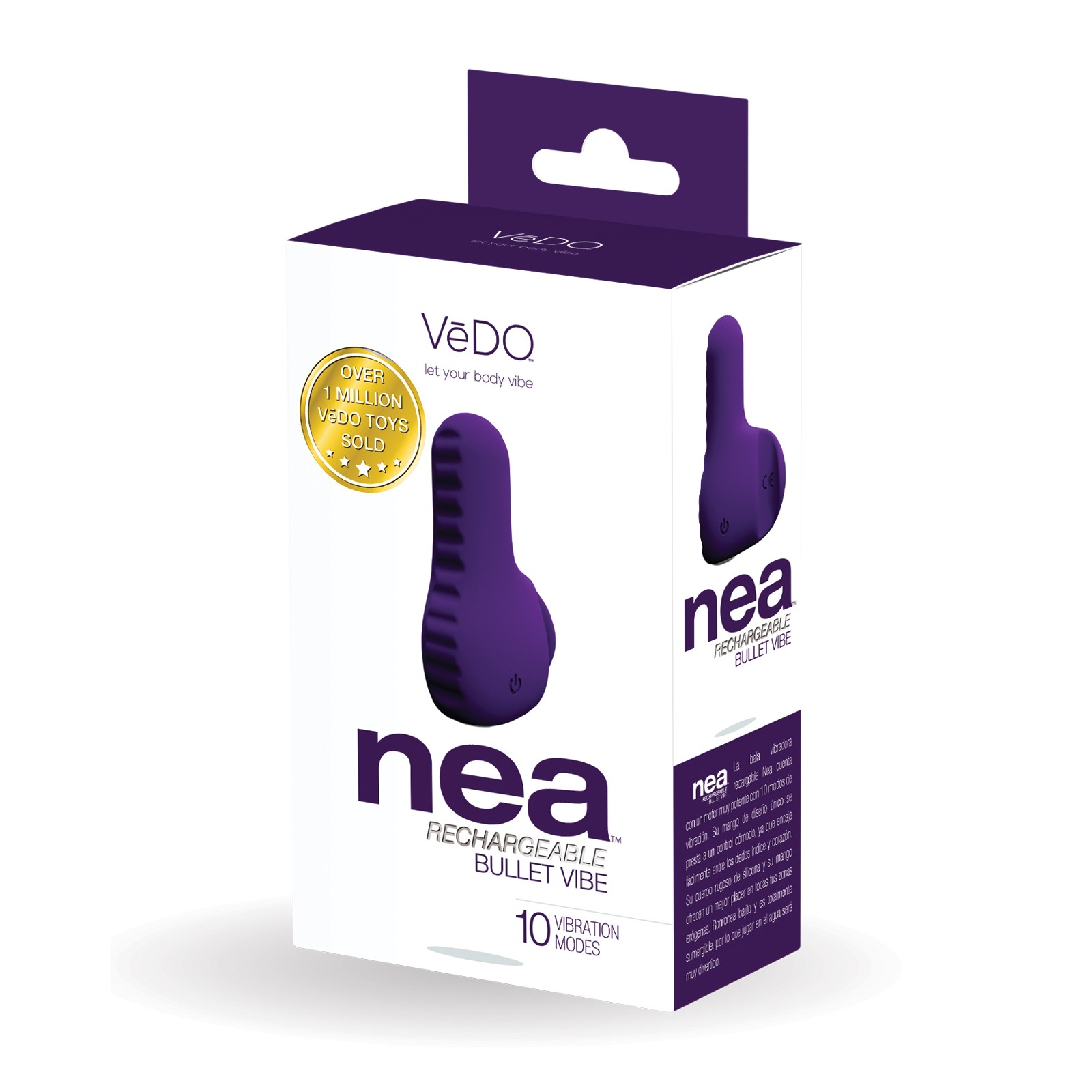 VeDO Nea Rechargeable Finger Vibe Deep Purple