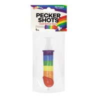 Pecker Shot Syringe Rainbow - Fun Party Accessory