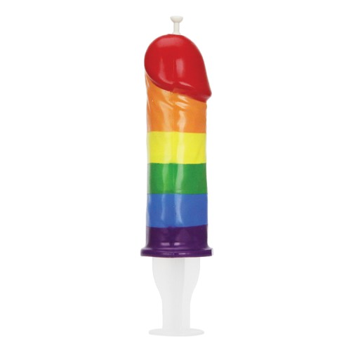 Pecker Shot Syringe Rainbow - Fun Party Accessory