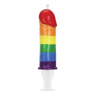 Pecker Shot Syringe Rainbow - Fun Party Accessory