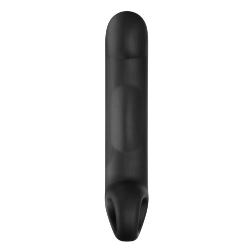 Dildo ElectraStim Ovid de Silicone Noir - Placer Superior