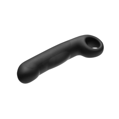 Dildo ElectraStim Ovid de Silicone Noir - Placer Superior