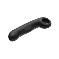 Dildo ElectraStim Ovid de Silicone Noir - Placer Superior